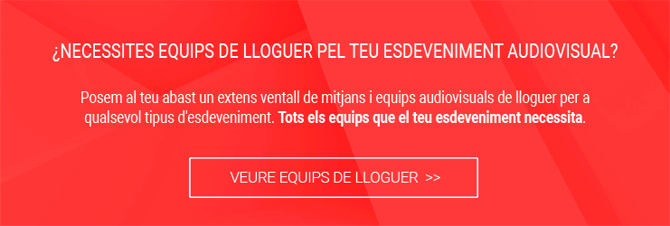 Eikonos lloguer d'equips audiovisuals per a esdeveniments